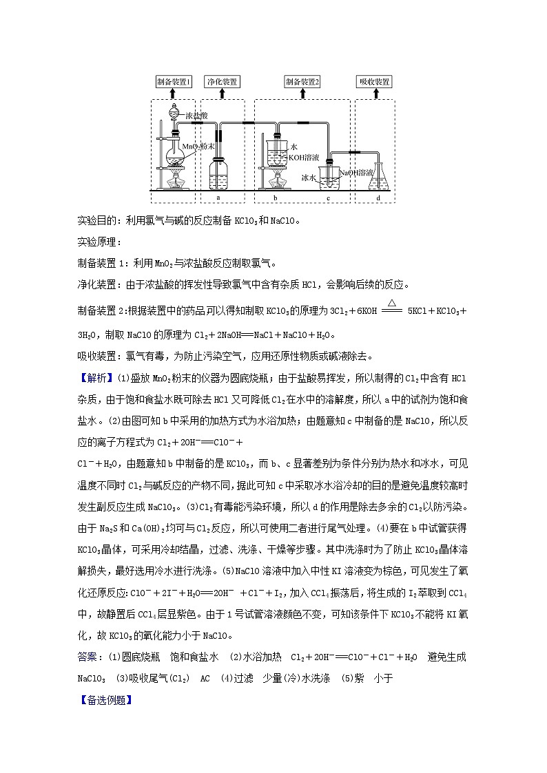 高考化学一轮复习第十章实验方案的设计与评价学案新人教版第2页