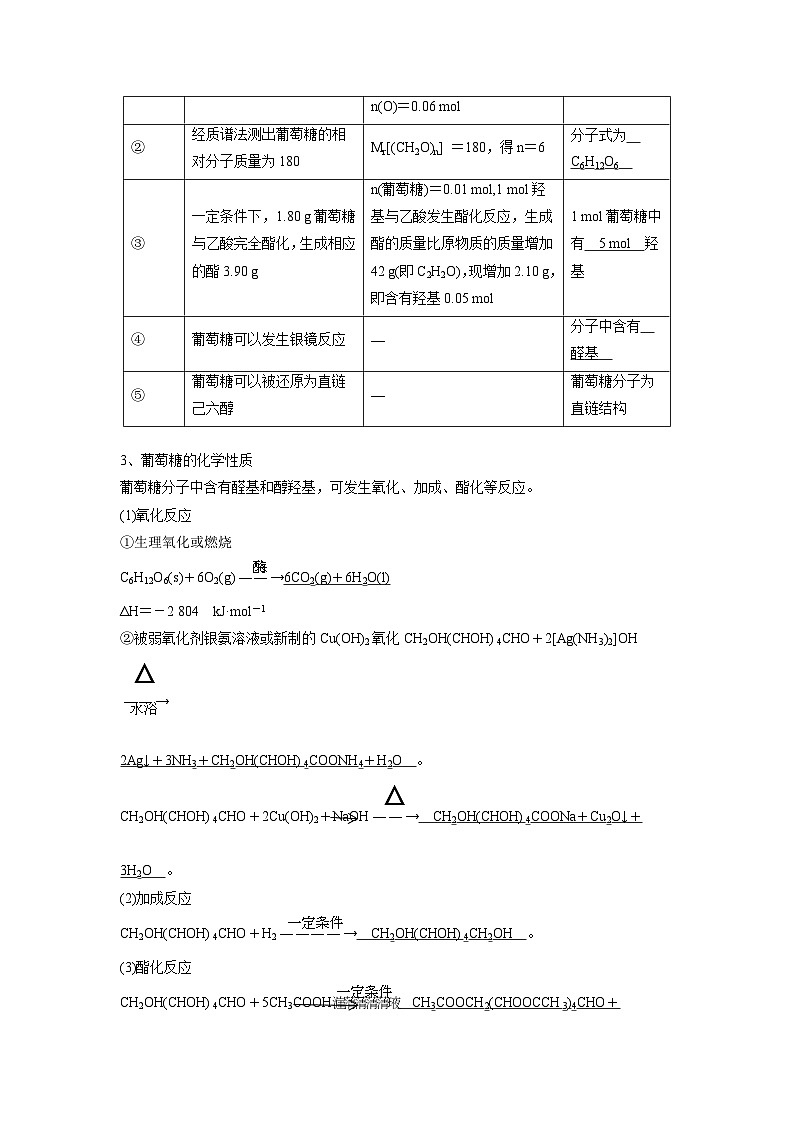 化学必背知识手册分类第四章 生物大分子-【知识手册】（人教版选择性必修3）（教师版）15第2页