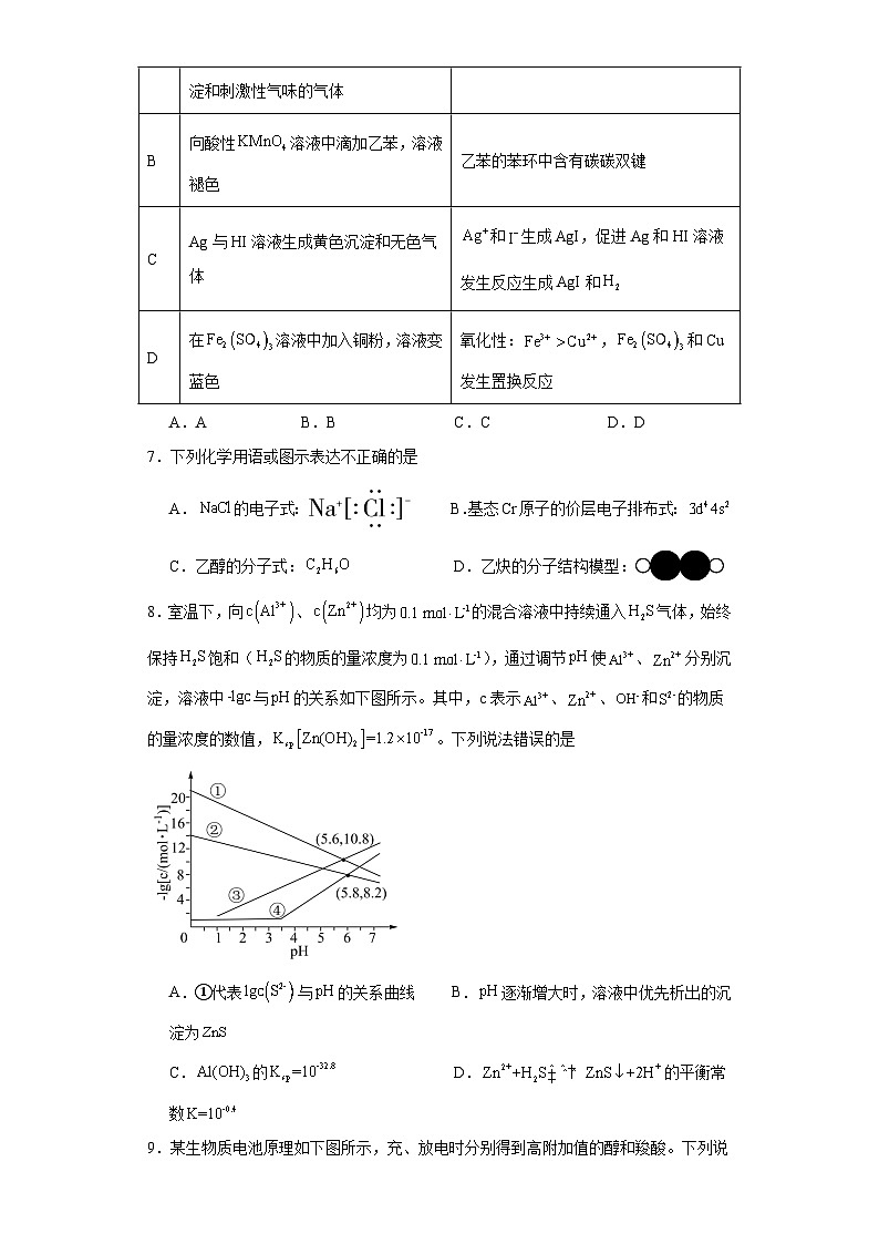 2024年湖南省高考化学重难点一轮模拟练习第3页
