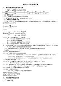 高中化学人教版 (2019)选择性必修1第三章 水溶液中的离子反应与平衡第四节 沉淀溶解平衡优秀学案