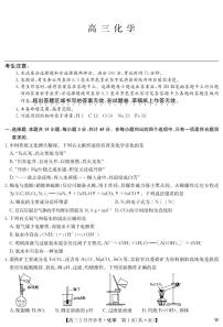 湖北省九师联盟2023-2024学年高三下学期2月开学考试化学试卷（PDF版附解析）