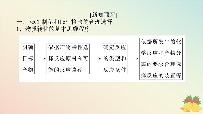 2024版新教材高中化学专题9金属与人类文明第二单元探究铁及其化合物的转化第一课时反应的合理选择课件苏教版必修第二册第6页