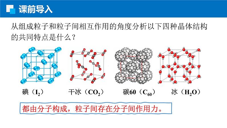 3.2.1分子晶体 人教版高二化学选择性必修2课件第2页