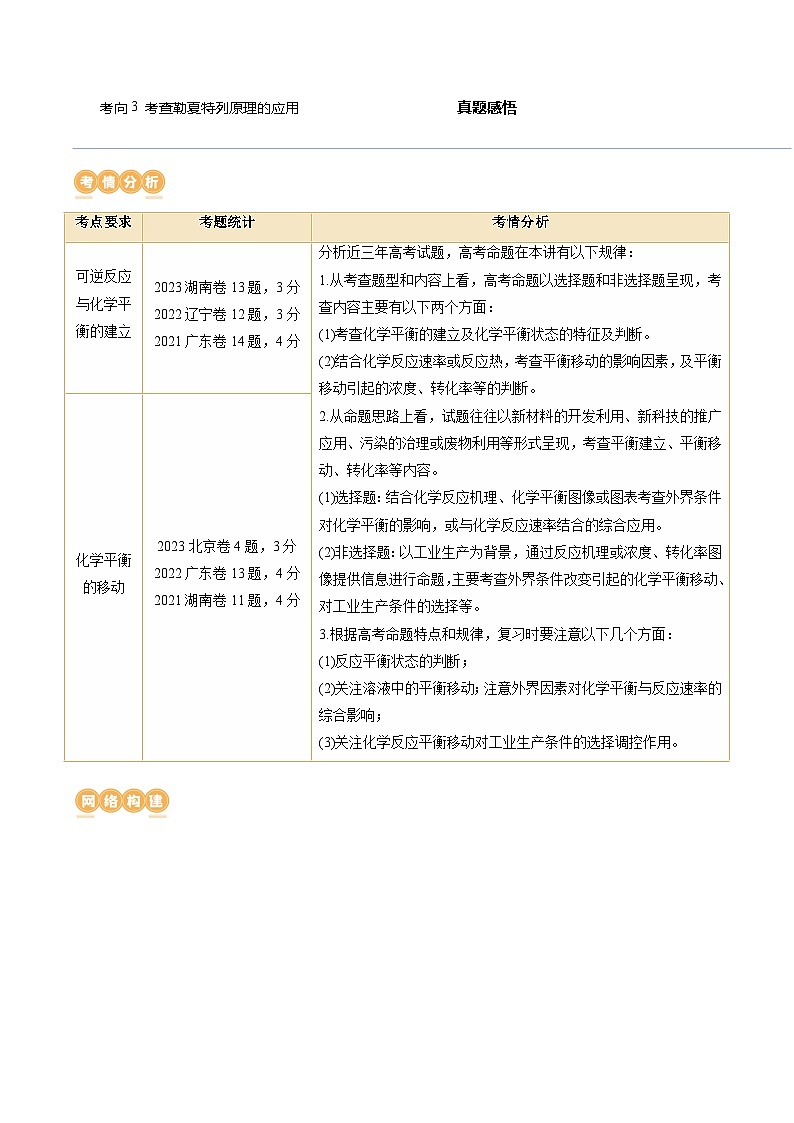 最新高考化学一轮复习【讲通练透】 第25讲 化学反应平衡（讲通）02