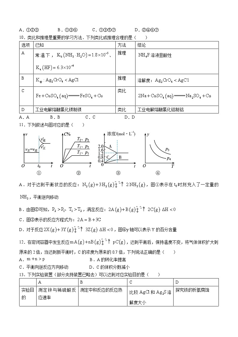 吉林省珲春市第二高级中学校2023-2024学年高二上学期期末考试化学试题第3页