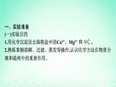 2024春高中化學(xué)第5章化工生產(chǎn)中的重要非金屬元素實(shí)驗(yàn)活動(dòng)4用化學(xué)沉淀法去除粗鹽中的雜質(zhì)離子課件（人教版必修第二冊(cè)）