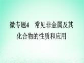 2024春高中化学第5章化工生产中的重要非金属元素微专题4常见非金属及其化合物的性质和应用课件（人教版必修第二册）