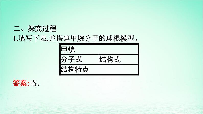 2024春高中化学第7章有机化合物实验活动8搭建球棍模型认识有机化合物分子结构的特点课件（人教版必修第二册）03