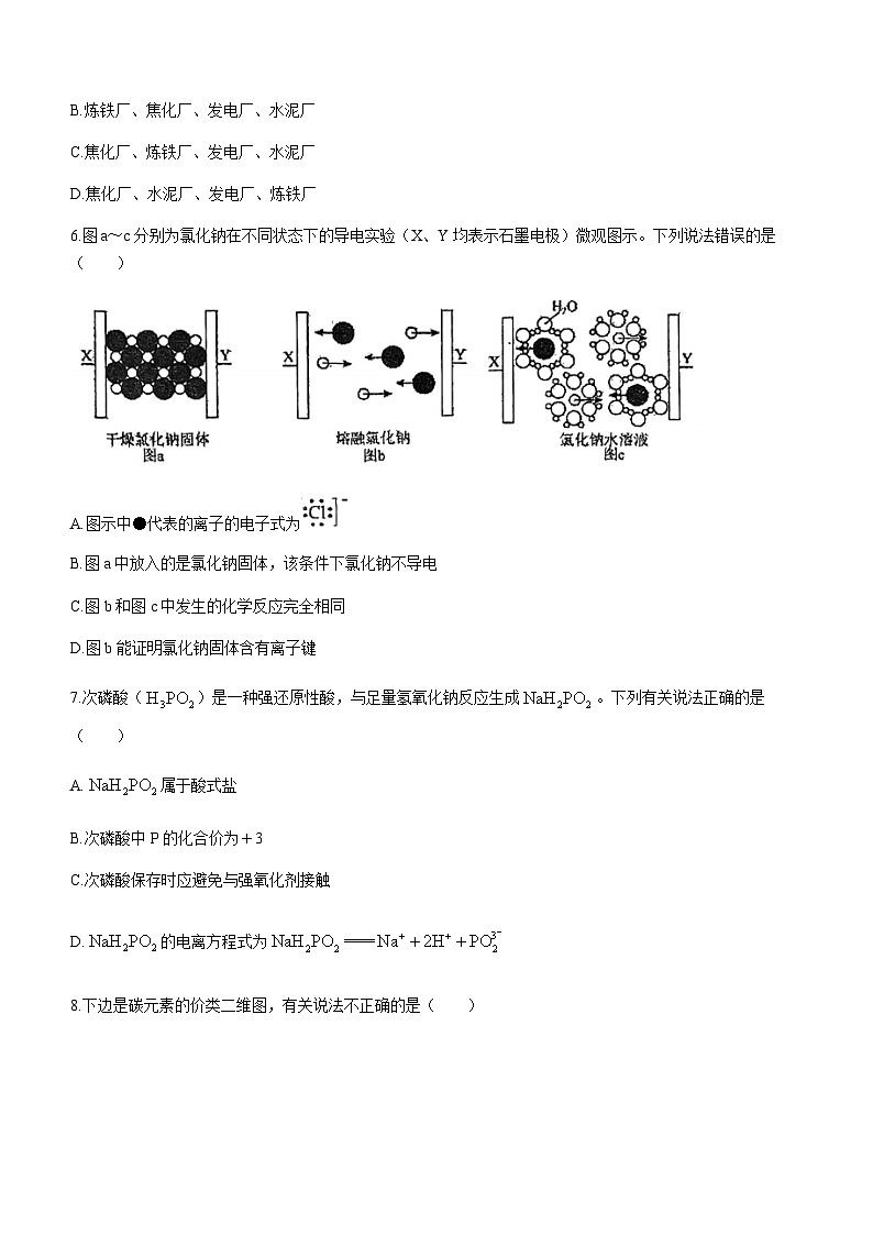 广东省广州大学附属中学2023-2024学年高三上学期期末考试化学试题第3页