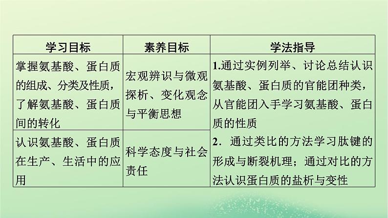 2024春高中化学第四章生物大分子第二节蛋白质课件（人教版选择性必修3）第2页