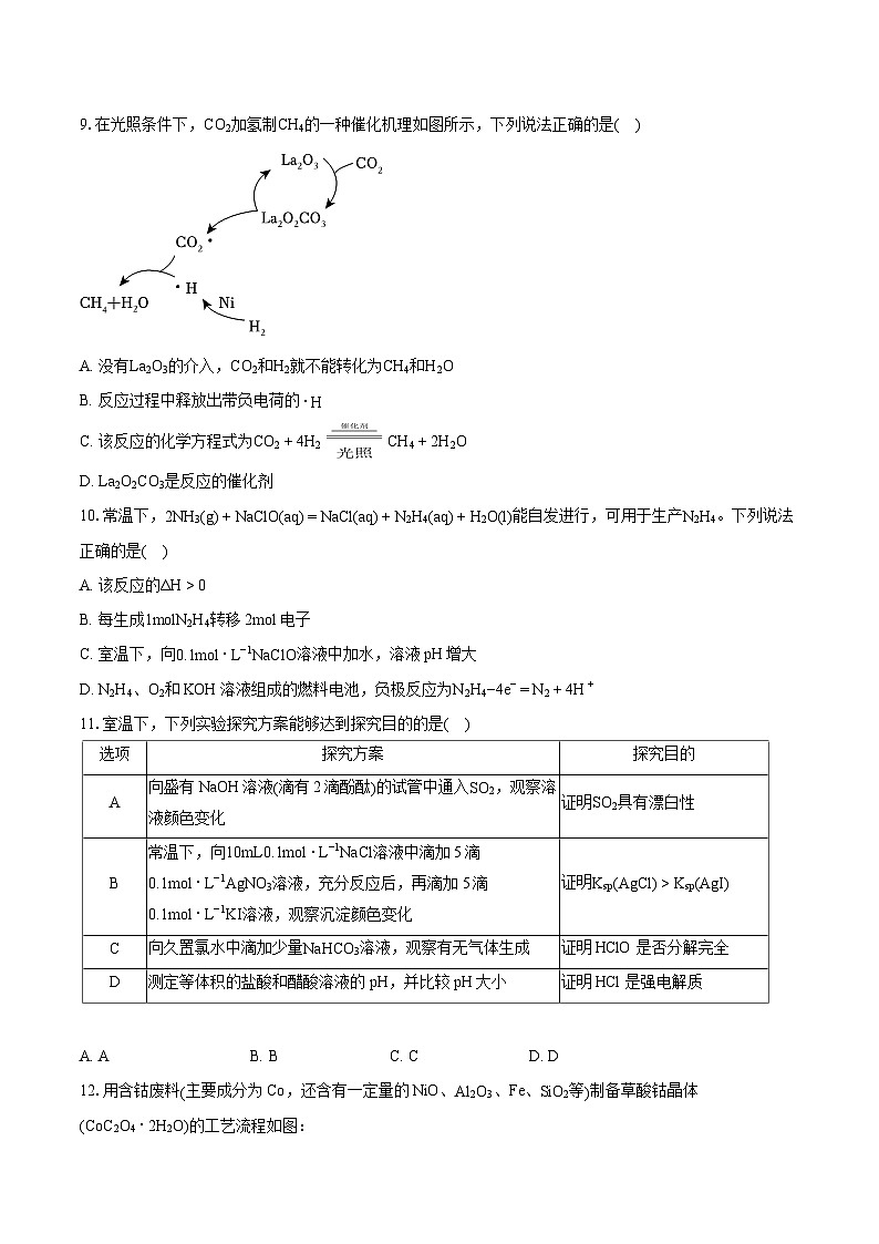 2022-2023学年江苏省无锡市高二（下）期末化学试卷（含详细答案解析）03