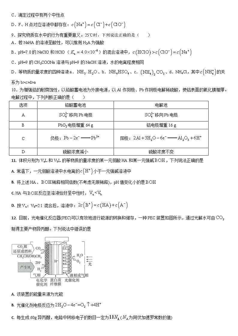 2024梅河口五中高二下学期开学考试化学含答案第3页