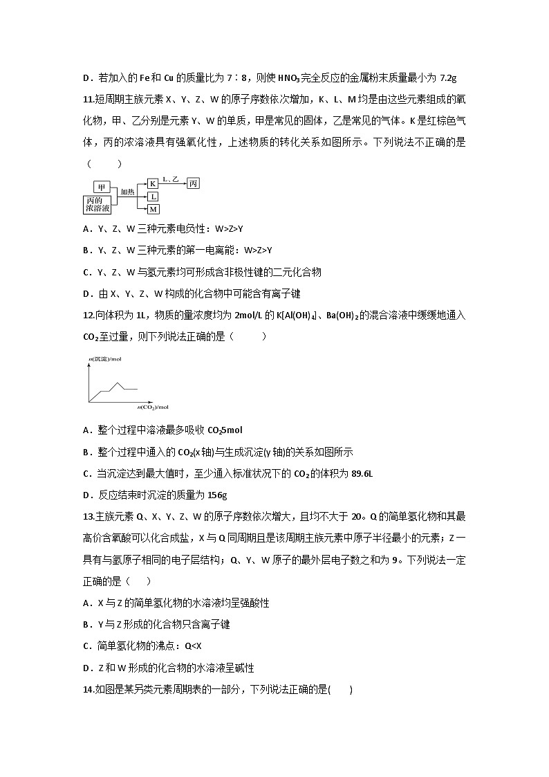 2024西安五校联考高一上学期期末考试化学含答案03