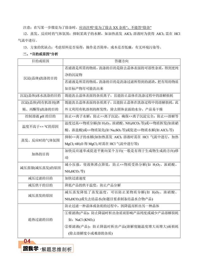 工艺流程中的答题规范(解析版)第3页