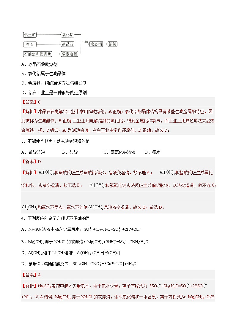 第08讲  金属材料（练）- 2024年高考化学大一轮复习【讲义+练习+专题】02