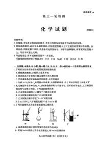 山东省泰安市2024届高三下学期一模检测化学试题