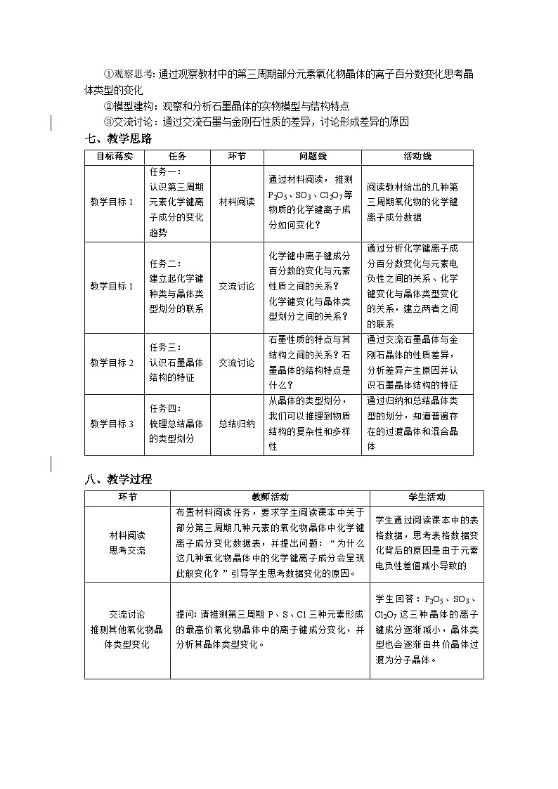 高二化学（人教版）选择性必修第2册 第三章 第三节 第三课时 过渡晶体与混合型晶体-教学课件、教案、学案、作业02