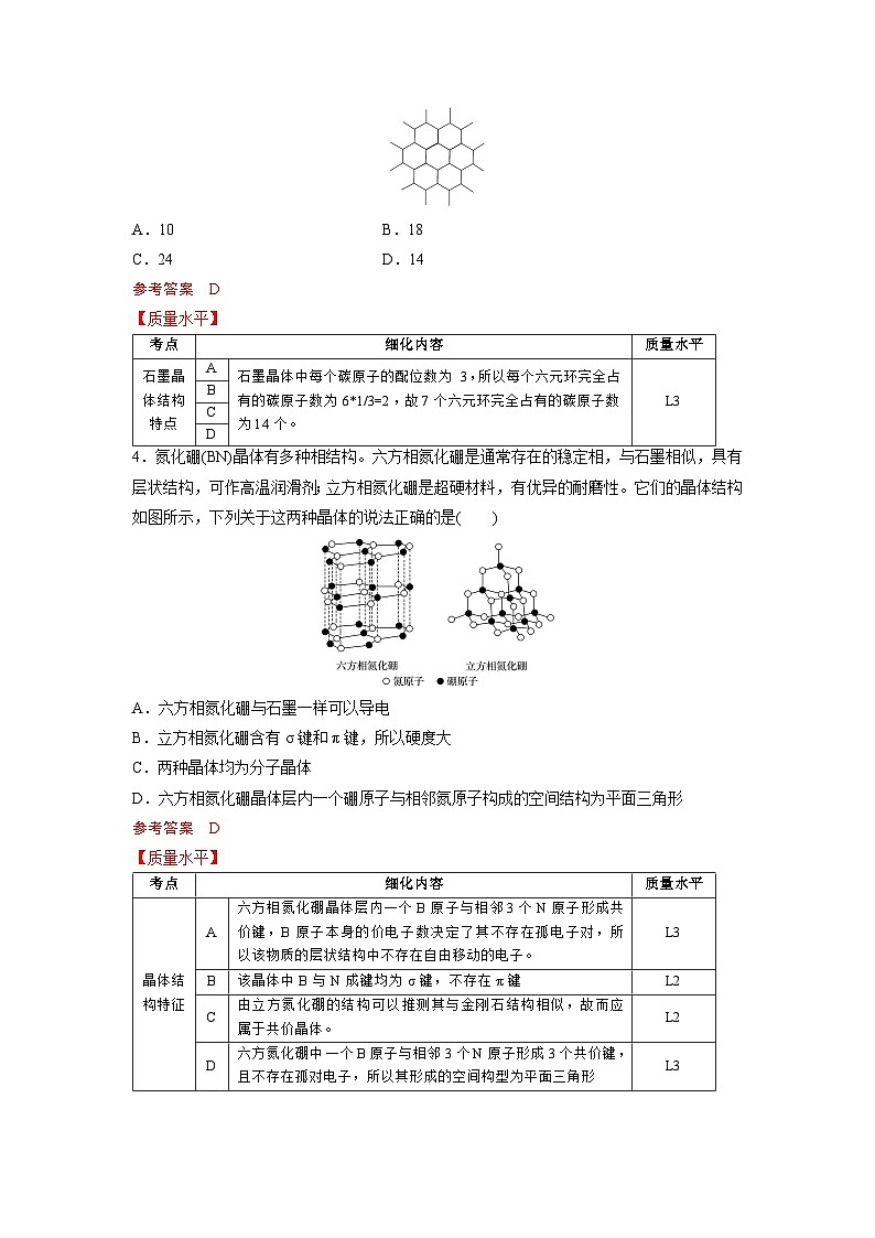 高二化学（人教版）选择性必修第2册 第三章 第三节 第三课时 过渡晶体与混合型晶体-教学课件、教案、学案、作业02