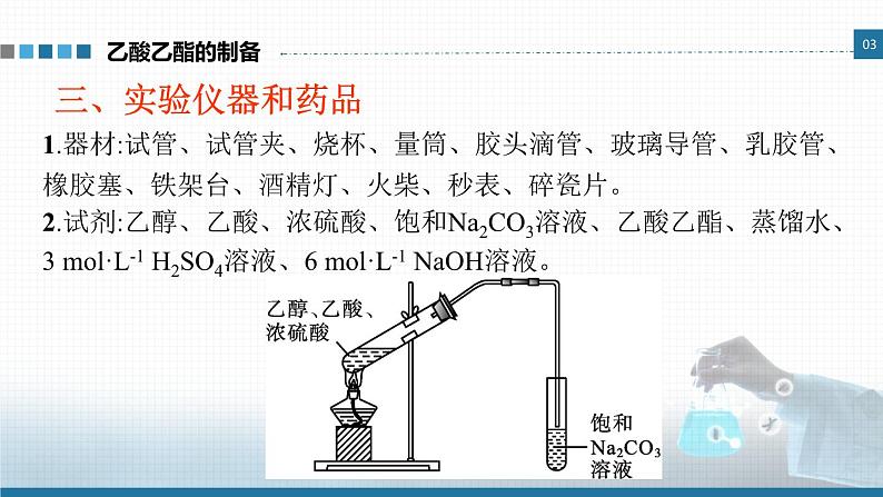 选择性必修3 实验活动1 乙酸乙酯的制备与性质 2023-2024学年高二化学同步课件＋教案（人教版）04