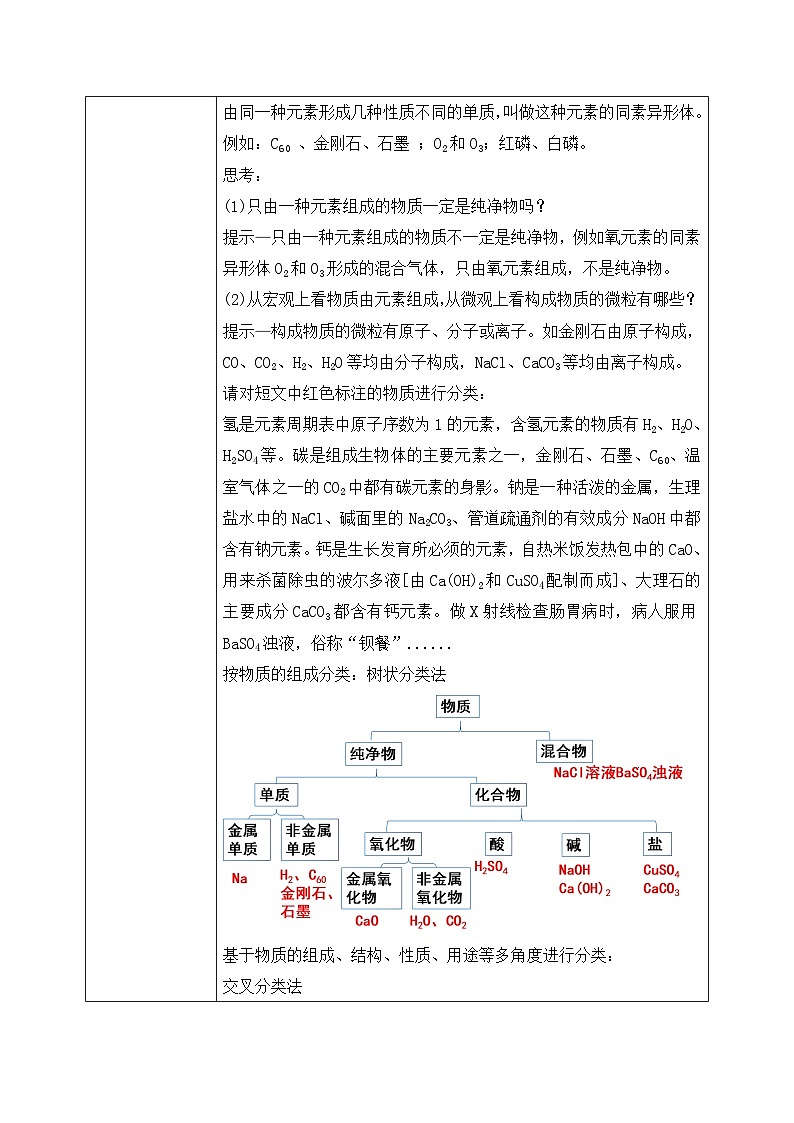 【核心素养】人教版高中化学必修一《物质的分类及转化》第一课时 课件+教学设计（含教学反思）03