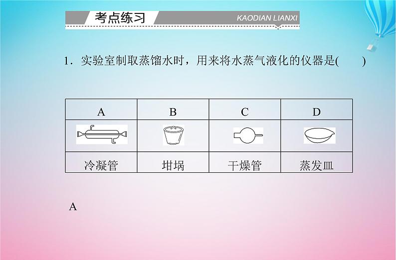 2024届高考化学学业水平测试复习专题九化学实验课件第8页