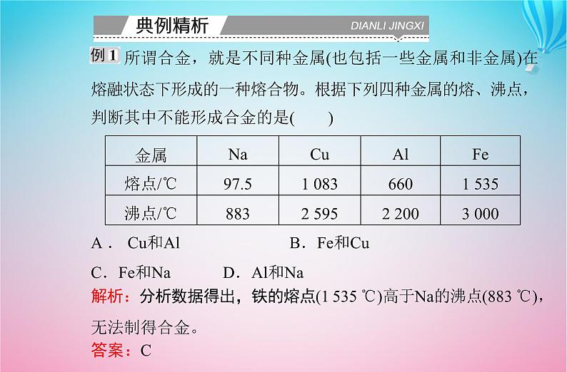 2024届高考化学学业水平测试复习专题三第二节金属材料课件第7页