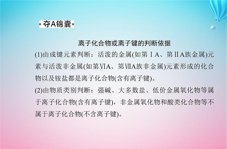 2024届高考化学学业水平测试复习专题四第三节化学键课件第7页