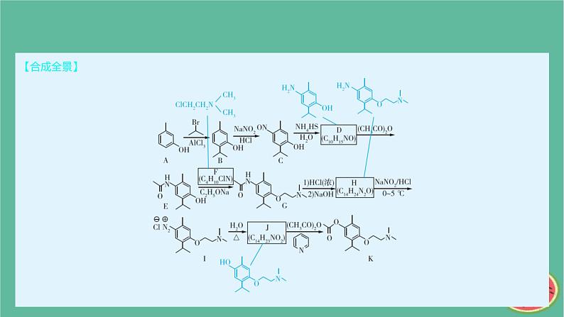 2025版高考化学一轮复习真题精练第十章有机化学基础第37练有机合成与推断课件第5页