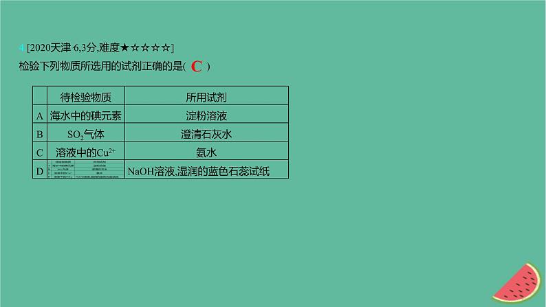 2025版高考化学一轮复习真题精练第一章物质及其转化第2练离子反应课件第8页