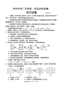 2024届山东省青岛市高三一模考试化学试题