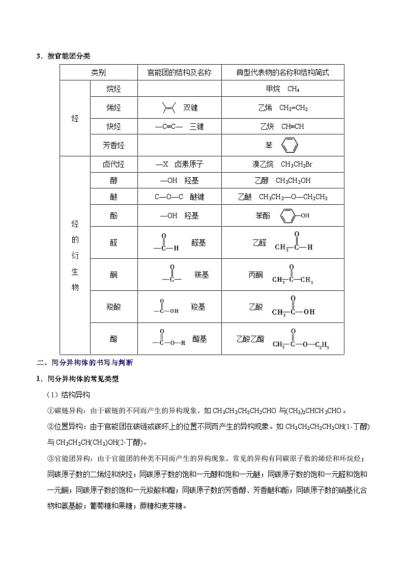 最新高考化学考点一遍过（讲义） 考点60 认识有机化合物第2页