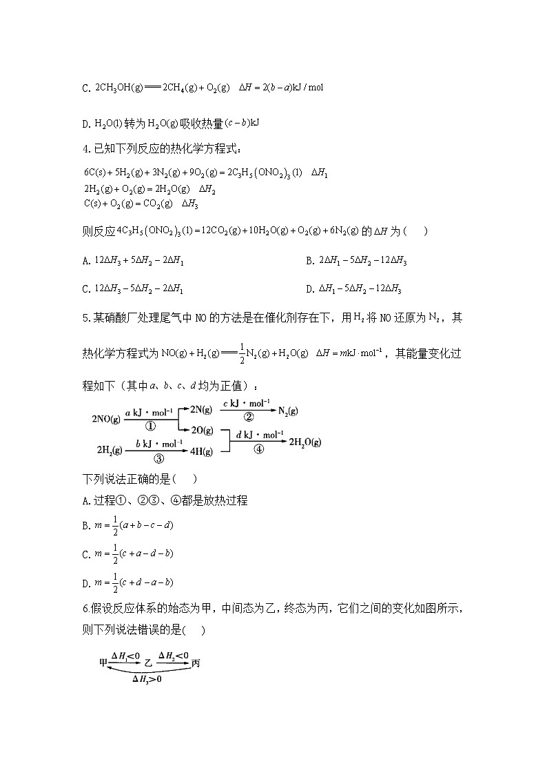 2024届新高考二轮复习 盖斯定律的应用 作业（全国通用）第2页