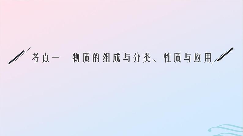 新高考新教材广西专版2024届高考化学二轮总复习专题1物质的组成与分类传统文化课件05