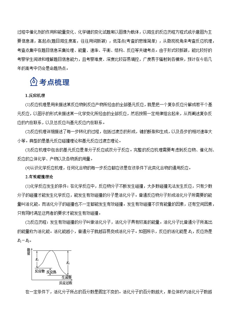 最新高考化学二轮复习讲练测  专题12 化学反应机理（讲）02