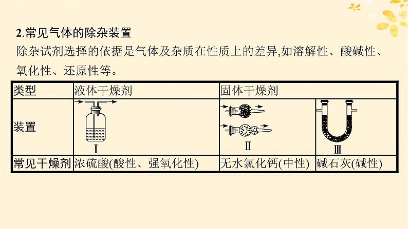 备战2025届新高考化学一轮总复习第10章化学实验基础和综合探究第56讲常见气体的制备净化和收集课件06