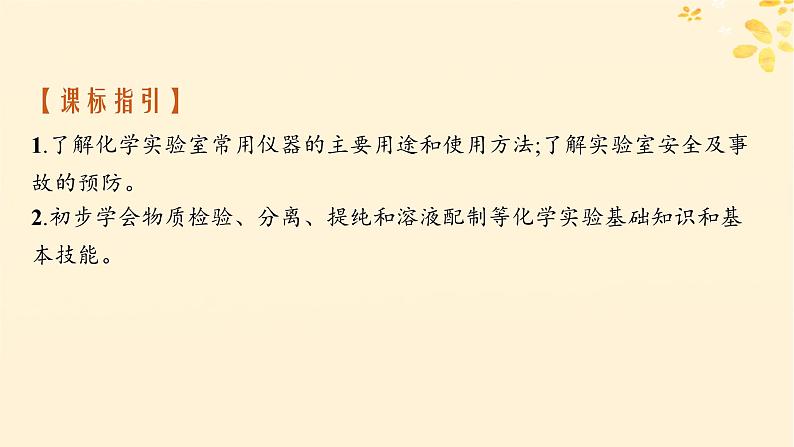 备战2025届新高考化学一轮总复习第10章化学实验基础和综合探究第53讲化学实验仪器和基本操作课件02