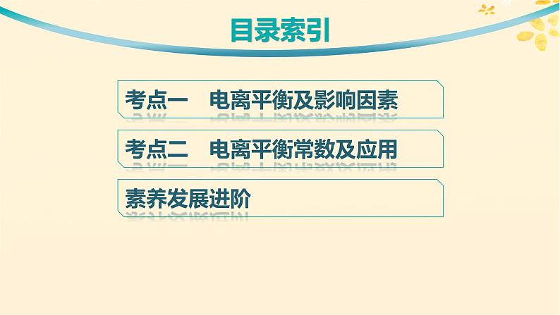 备战2025届新高考化学一轮总复习第8章水溶液中的离子反应与平衡第39讲电离平衡课件03