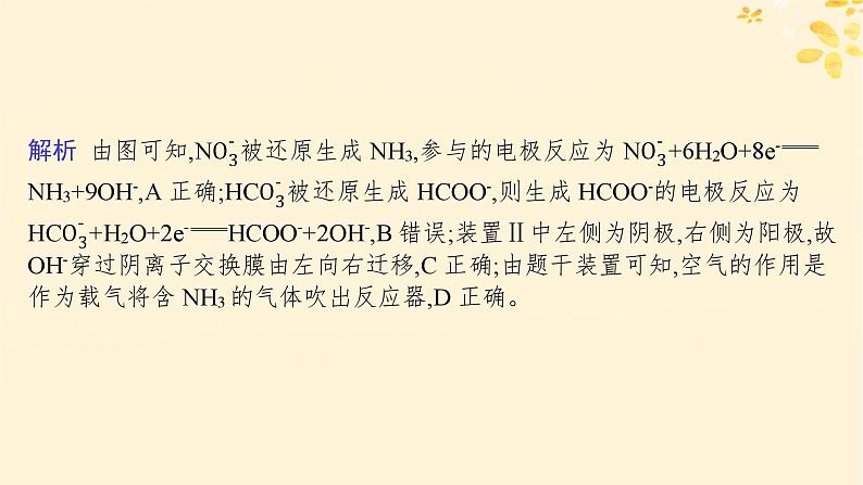 备战2025届新高考化学一轮总复习第6章化学反应与能量第33讲多池或多室电化学装置及分析课件第8页