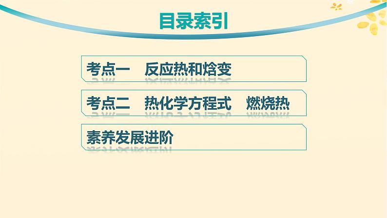 备战2025届新高考化学一轮总复习第6章化学反应与能量第29讲反应热热化学方程式课件03