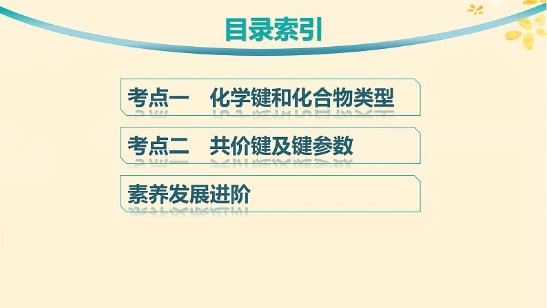 备战2025届新高考化学一轮总复习第5章物质结构与性质元素周期律第25讲化学键课件03