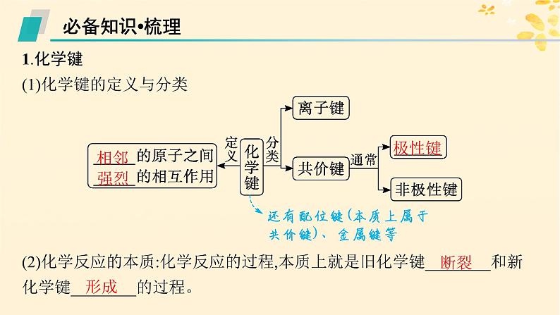 备战2025届新高考化学一轮总复习第5章物质结构与性质元素周期律第25讲化学键课件05