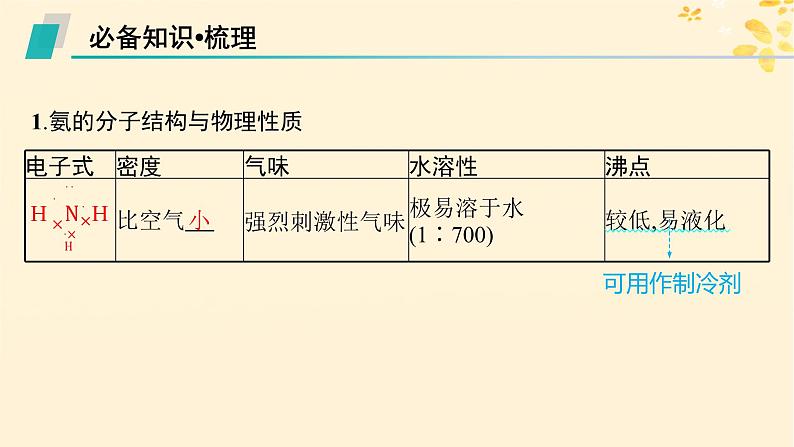 备战2025届新高考化学一轮总复习第4章非金属及其化合物第20讲氨和铵盐课件05