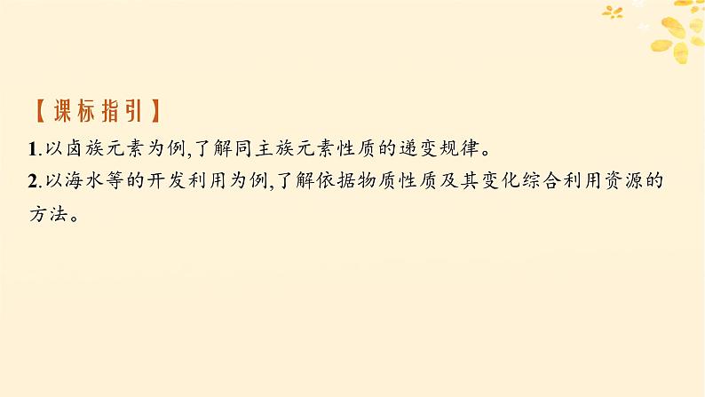 备战2025届新高考化学一轮总复习第4章非金属及其化合物第16讲卤族元素溴碘的提取课件02