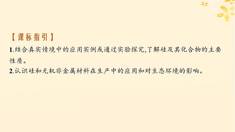 备战2025届新高考化学一轮总复习第4章非金属及其化合物第22讲硅无机非金属材料课件02