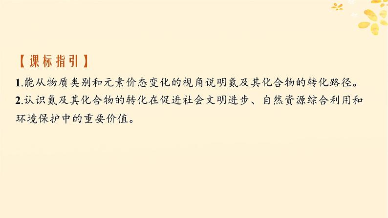 备战2025届新高考化学一轮总复习第4章非金属及其化合物第21讲含氮物质之间的转化绿色化学与环境保护课件02