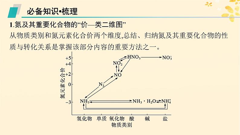 备战2025届新高考化学一轮总复习第4章非金属及其化合物第21讲含氮物质之间的转化绿色化学与环境保护课件05