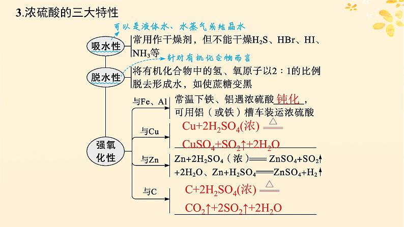 备战2025届新高考化学一轮总复习第4章非金属及其化合物第18讲硫酸含硫物质之间的转化课件07