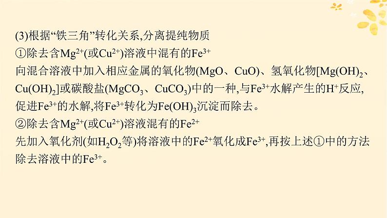 备战2025届新高考化学一轮总复习第3章金属及其化合物热点专攻6含铁物质的制备课件第4页