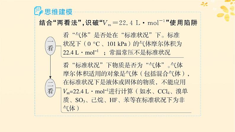 备战2025届新高考化学一轮总复习第2章物质的量热点专攻4阿伏加德罗常数及应用课件03