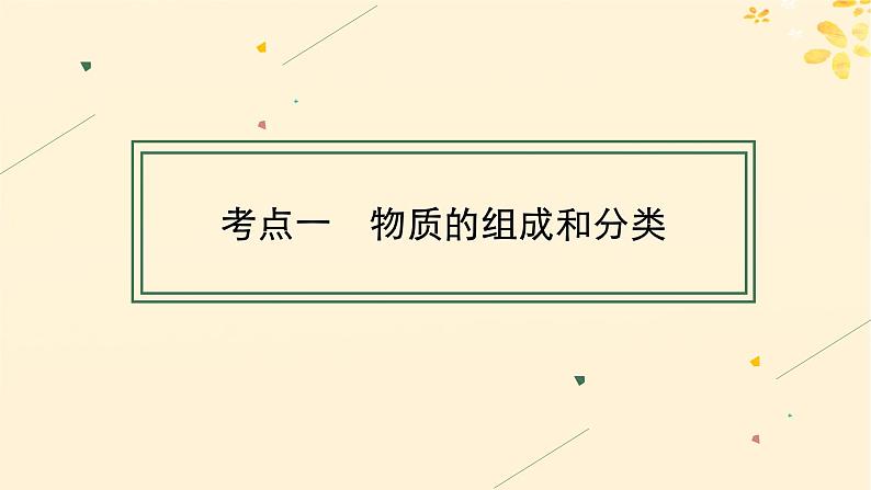 备战2025届新高考化学一轮总复习第1章物质及其变化第1讲物质的组成分类及性质课件第4页